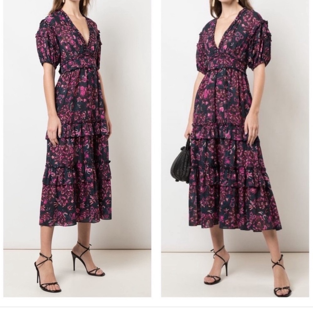 Ulla Johnson Amora Dress in Midnight Sz 6